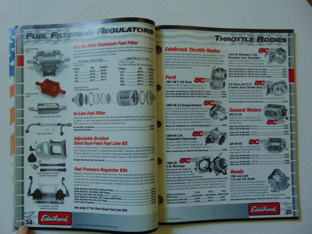 Vintage Original 2000 Edelbrock Performance Catalog