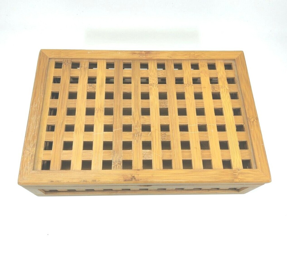 Wooden Box Cutout Square Pattern READ!!!