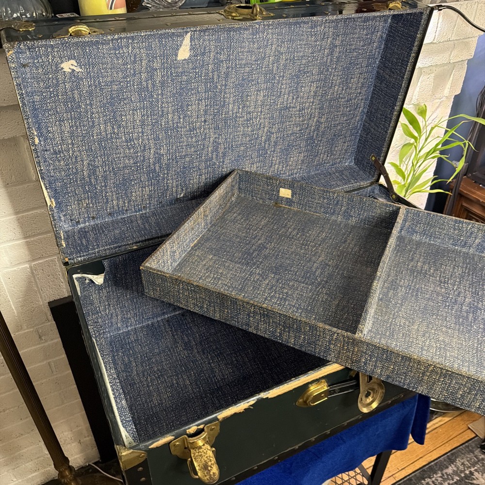 Vintage Herald Steamer Trunk