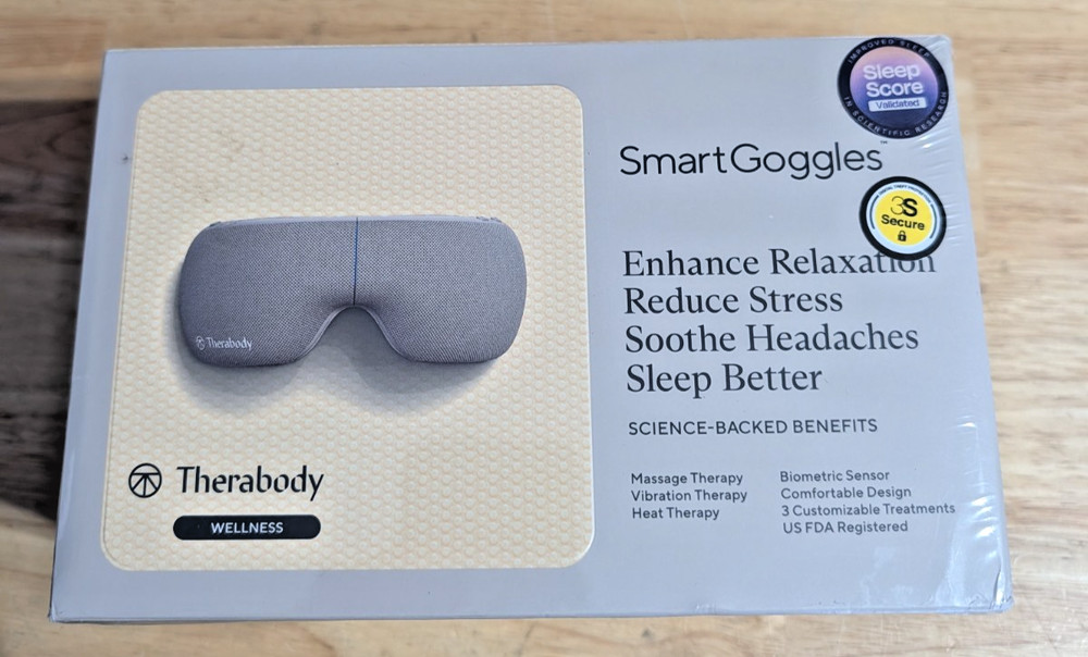 New Therabody Smart Goggles Unopened Package
