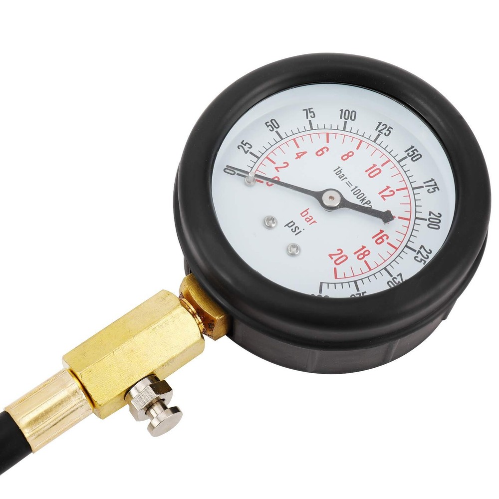 Engine Cylinder Compression Gauge Tester Kit Diagnostic Testing Tool 0-300 PSI