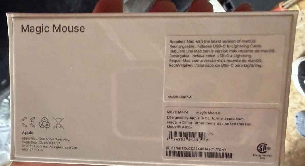 BULK (10) Apple Bluetooth Wireless Laser Magic Mouse A1667 Sealed
