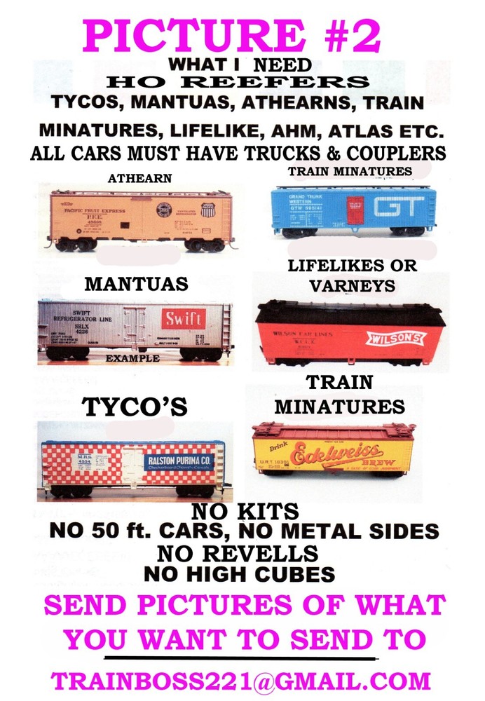 HO SCALE CUSTOM LETTERED BOHACK SUPR MKTS REEFER PG 18 🛒🛒🛒🛒