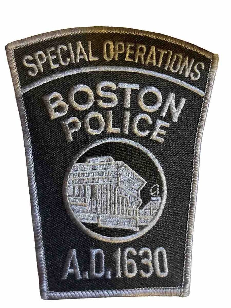Boston Police Special Operations (Massachusetts) 3rd Issue Shoulder Patch (2021)