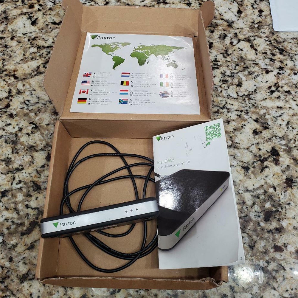 Paxton Access Control Reader ins-20605Net2 desktop reader USB
