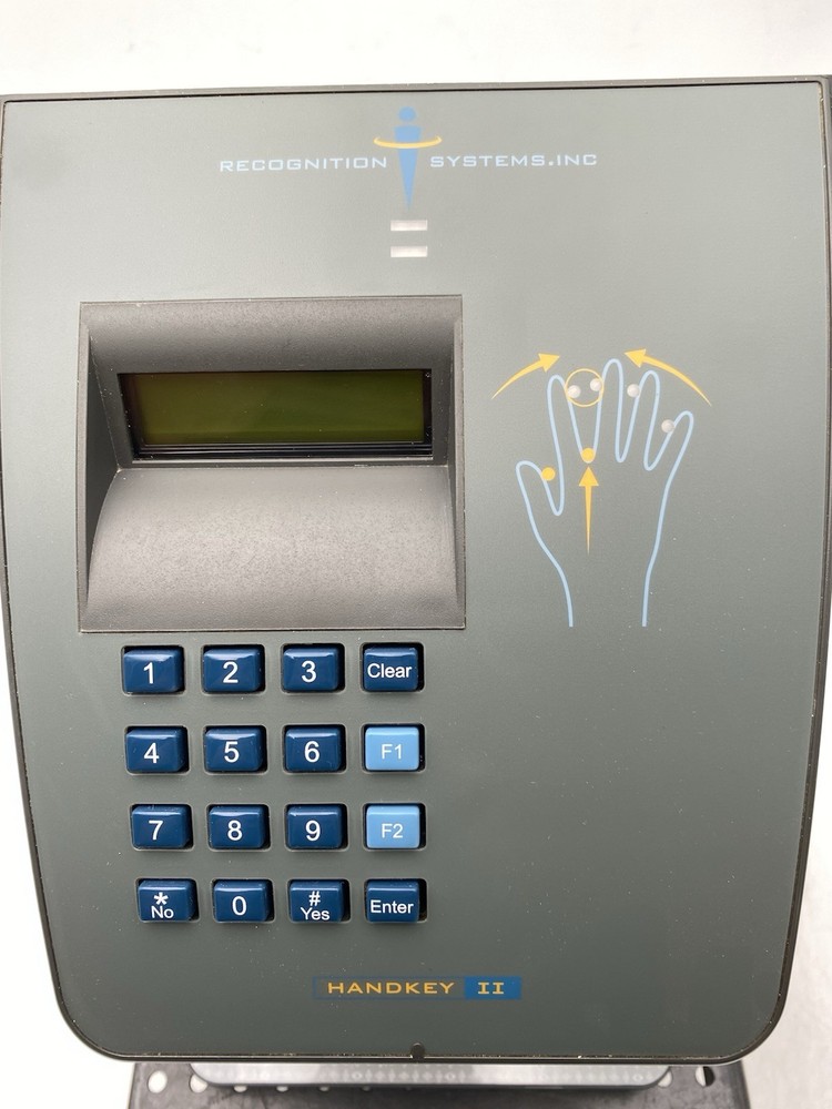 SCHLAGE RECOGNITION SYSTEMS HANDKEY II HK-II BIOMETRIC HAND READER