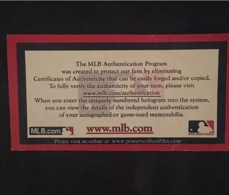 Mike Lowell Boston Red Sox 2003 WS Autographed Signed Baseball MLB COA