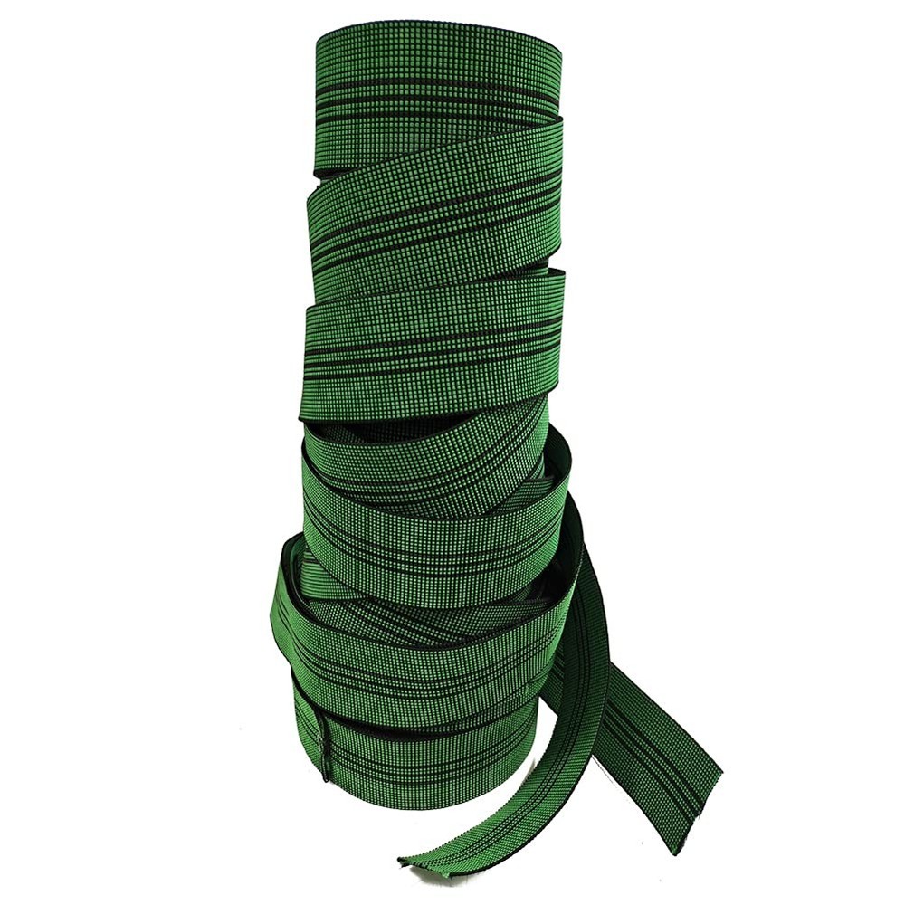 Upholstery Webbing Chair Couch Material Replacement,Elastic 10m/32ft, Green
