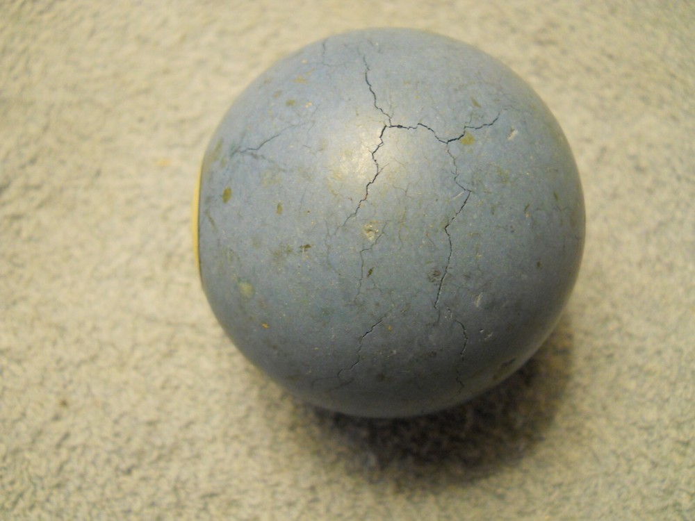 Vintage Clay Billiard Ball- #2