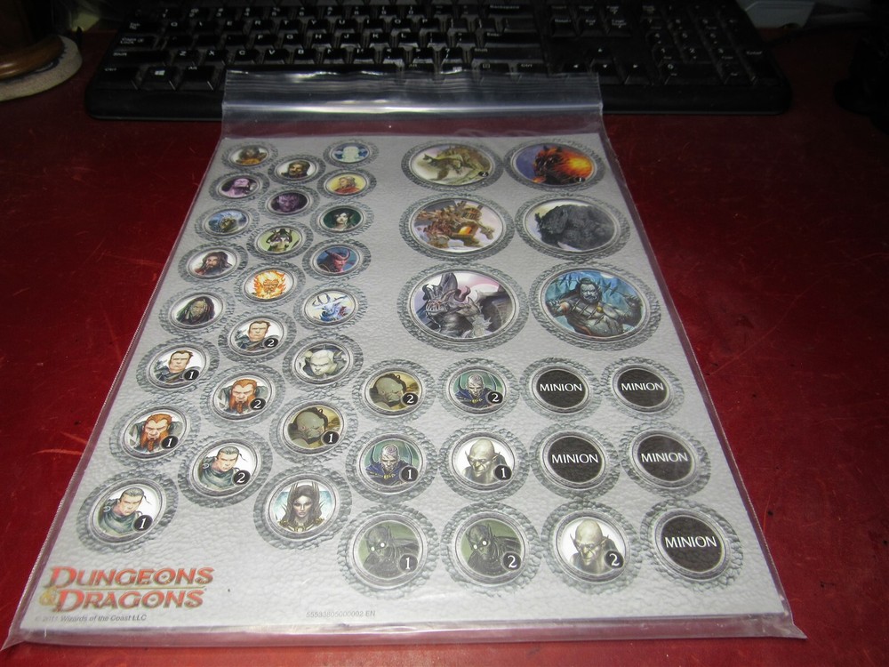 TSR D&D: Monster Tokens b: Unpunched