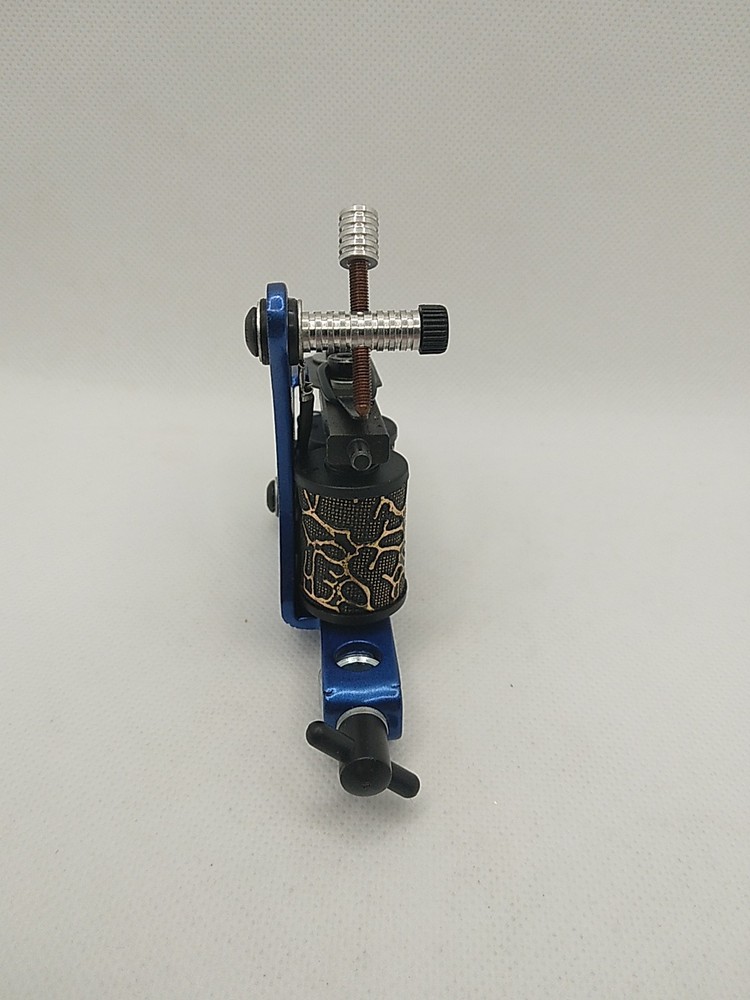 Professional Coil Tattoo Machine Adjustable Blue Frame