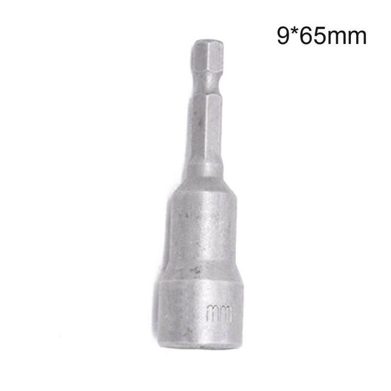 Drill Bit Socket Nut Driver Hex Adapter Shank Tools 6-19mm 65mm