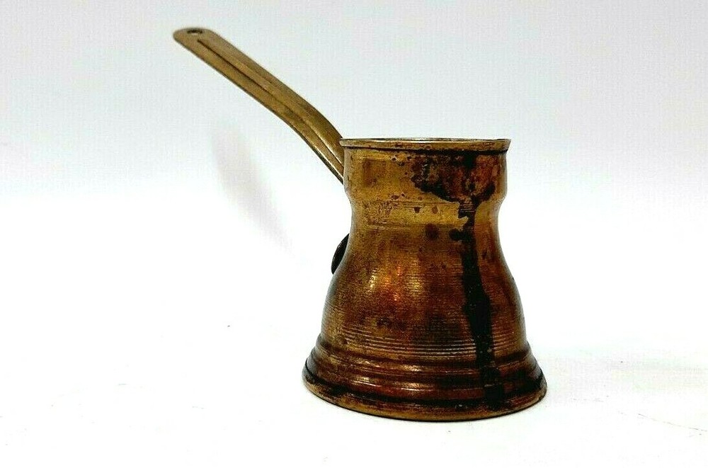 Rustic Cezve Small Long-Handled Turkish Coffee Pot