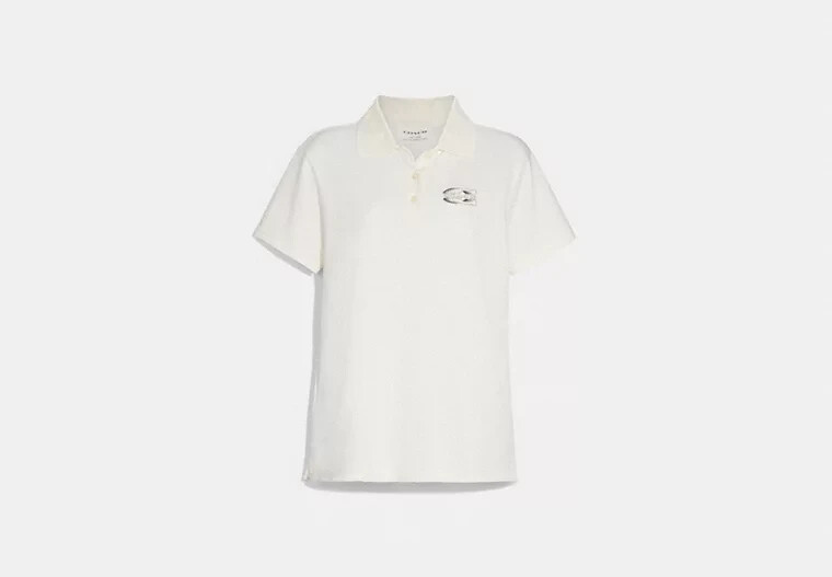 BN COACH Solid Gradient Pique Polo Cotton Shirt L
