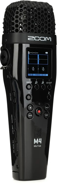 Zoom M4 MicTrak 4-channel 32-bit Recorder with Timecode Generator