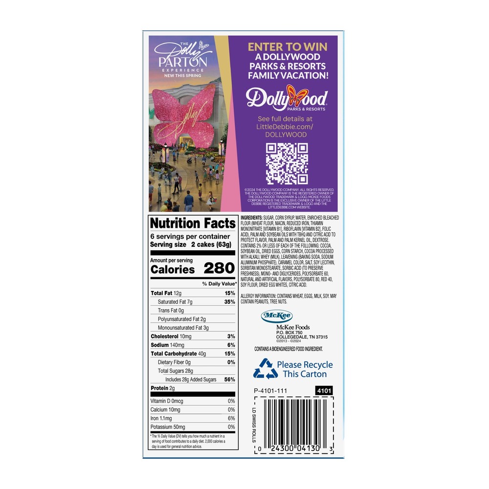 Swiss Rolls, 13.31 Oz (12 Count)