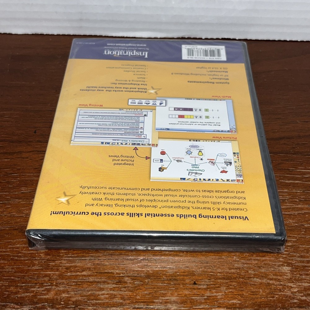 Kidspiration 3.0 for PC/Mac Inspiration Visual Learner Curriculum New - Personal