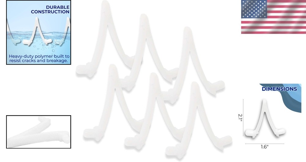 6 Durable V-Clips for Standard Pool Poles - Easy Replacement for Clean Tools