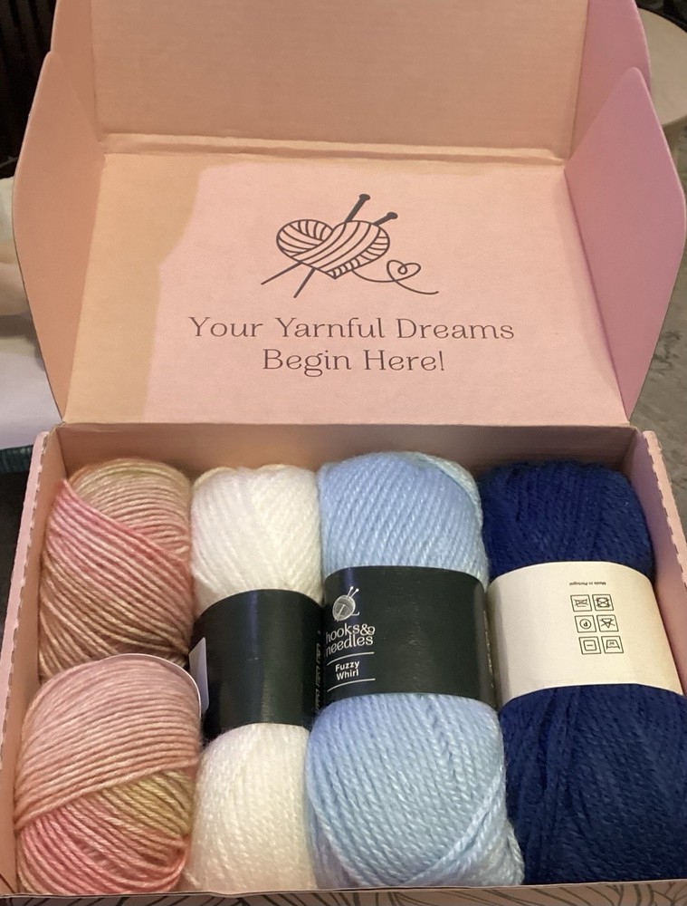 Hooks & Needles Spring Crochet Knitting Kit Preloved