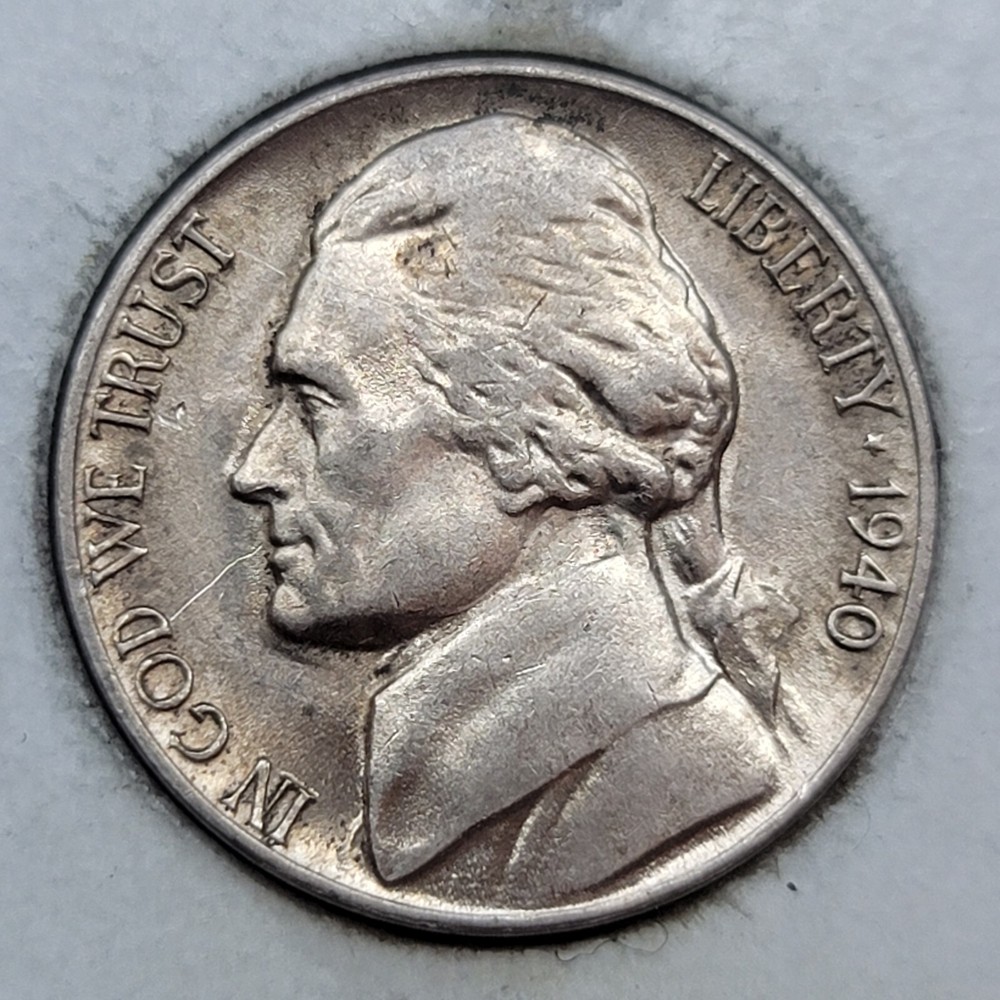 1940 D Denver Mint Jefferson Nickel 97121