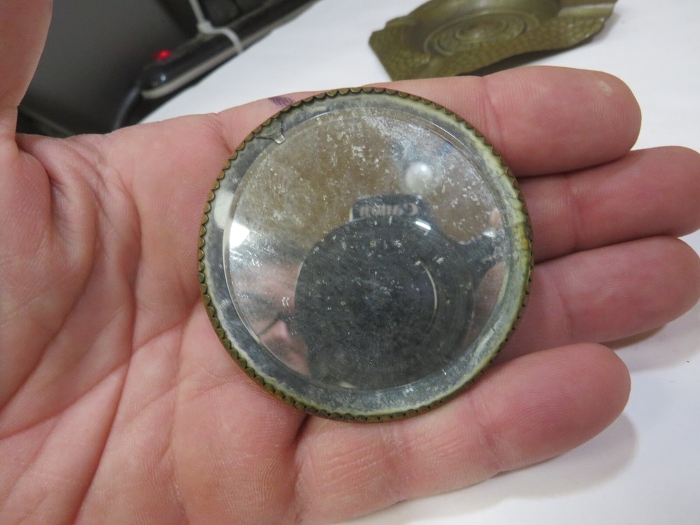 Prussian 2.5" Mirror German WWI Gott Mit Uns