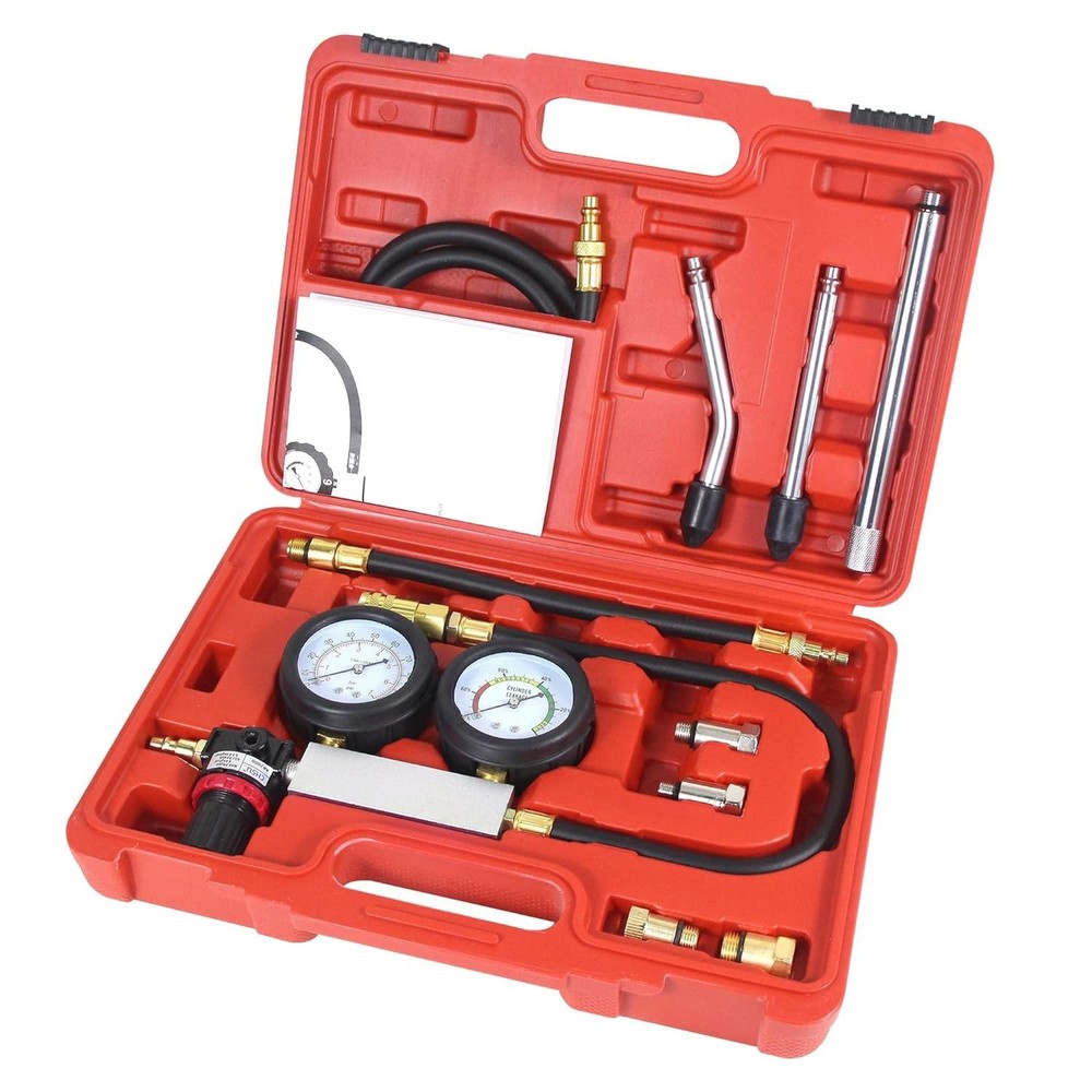 Cylinder Leak Down Tester Petrol Engine Compression Leakage Leakdown Detector US