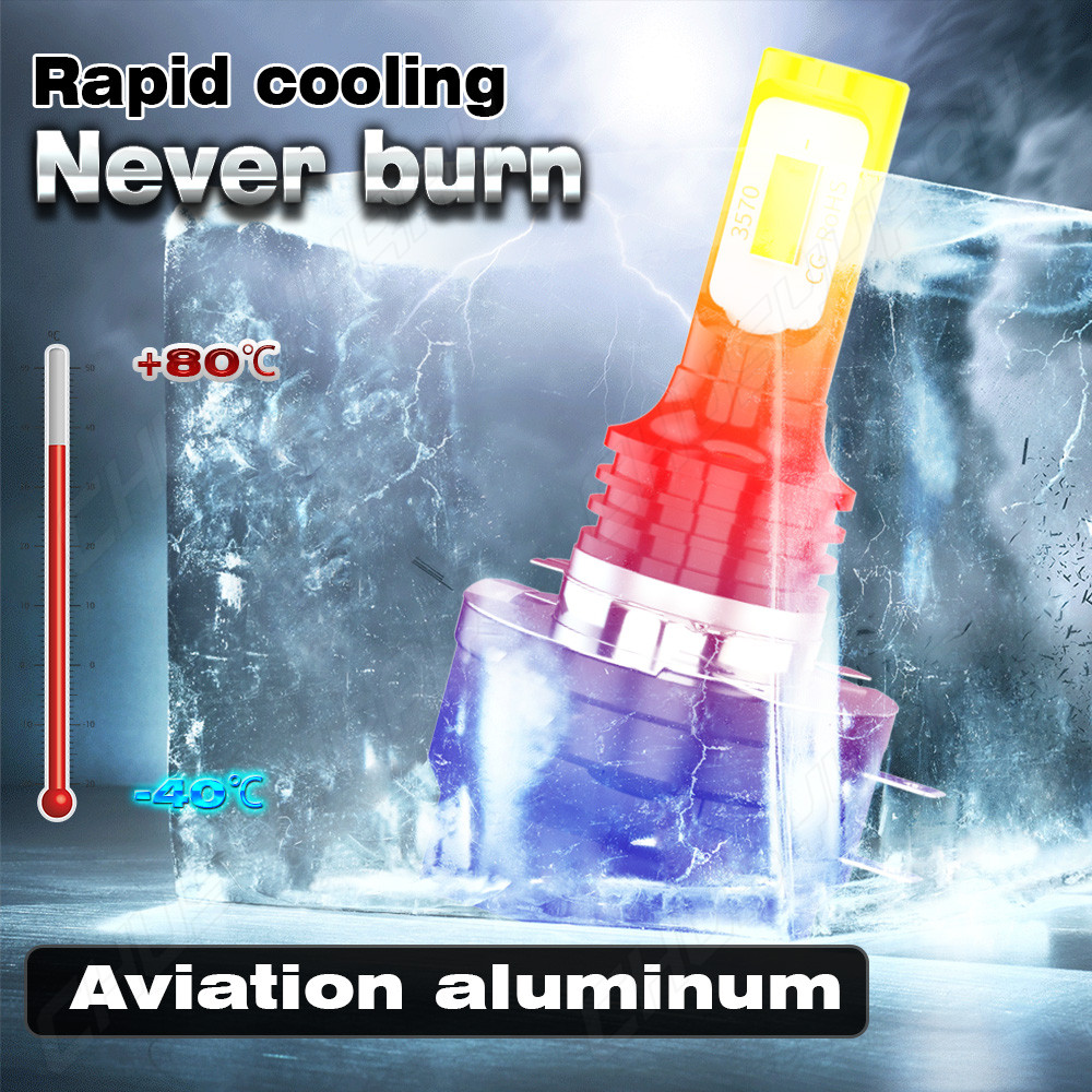 H11B LED Headlight Bulbs Conversion Kit High and-Low Beam-White Super Bright+