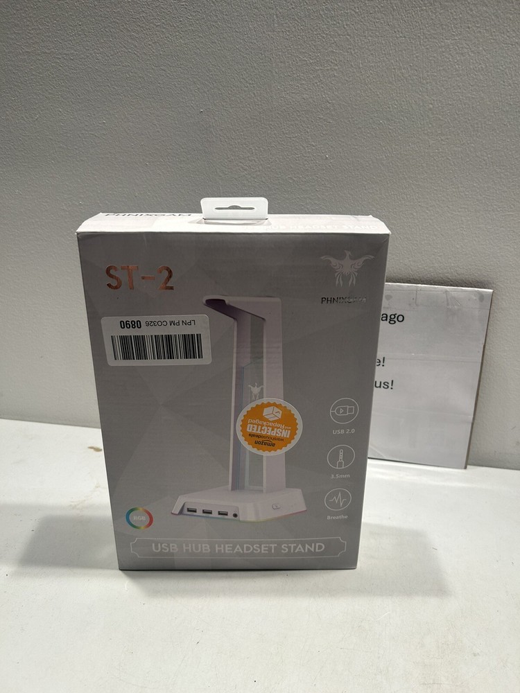 PHNIXGAM ST-2 USB HUB Headset Stand ST-2 USB Hub Stand