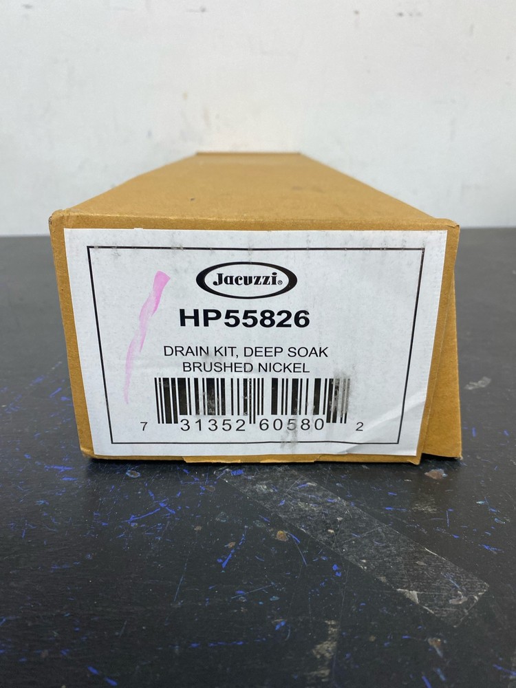 Jacuzzi HP55826 26 inch Universal Rotary/Cable Drain Kit - Brushed Nickel