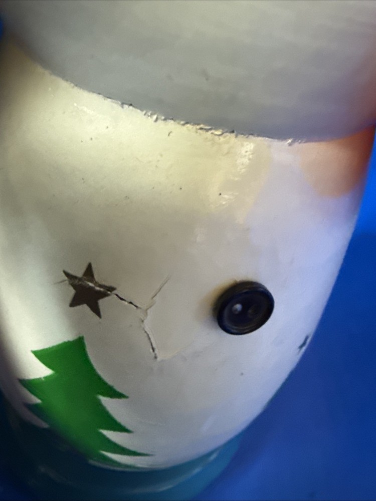 St. Nicholas Square Large Snowman Nutcracker! GUC! 14”