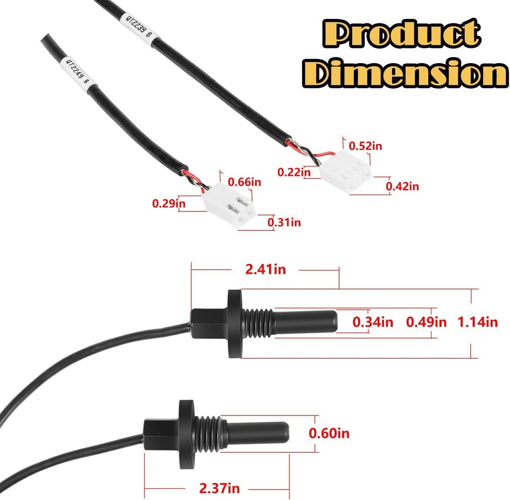 Sensor Kit, Watkins Hi-Limit & Temp Sensor, with O-Rings, Generic