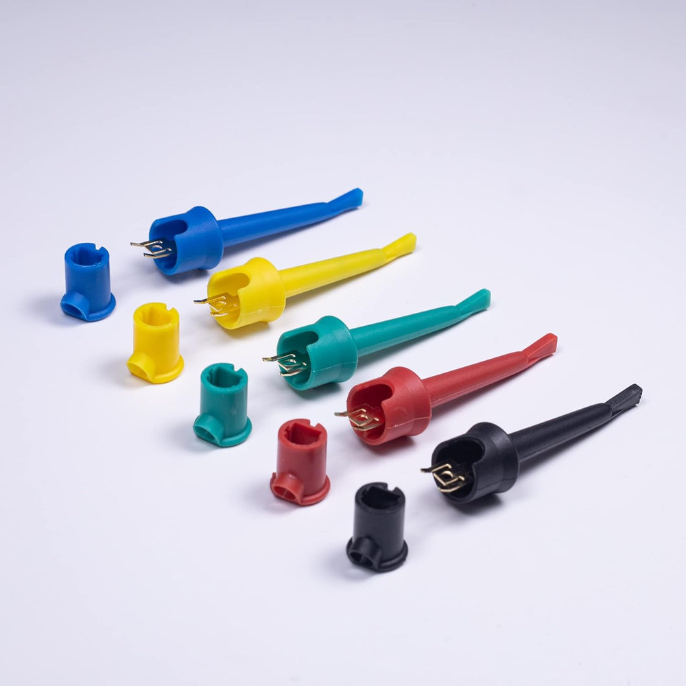 Test Hook Clip, Multimeter Test Lead Kit Hook Clip Probe Mini Grabber for Circui