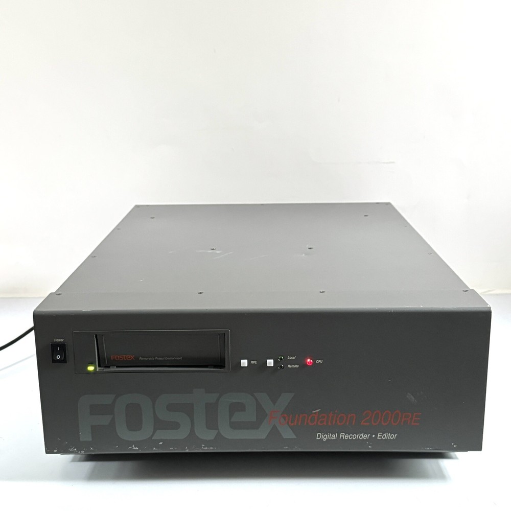 Fostex Foundation 2000 Digital Recorder / Editor 2000RE Remote Studio Multitrack