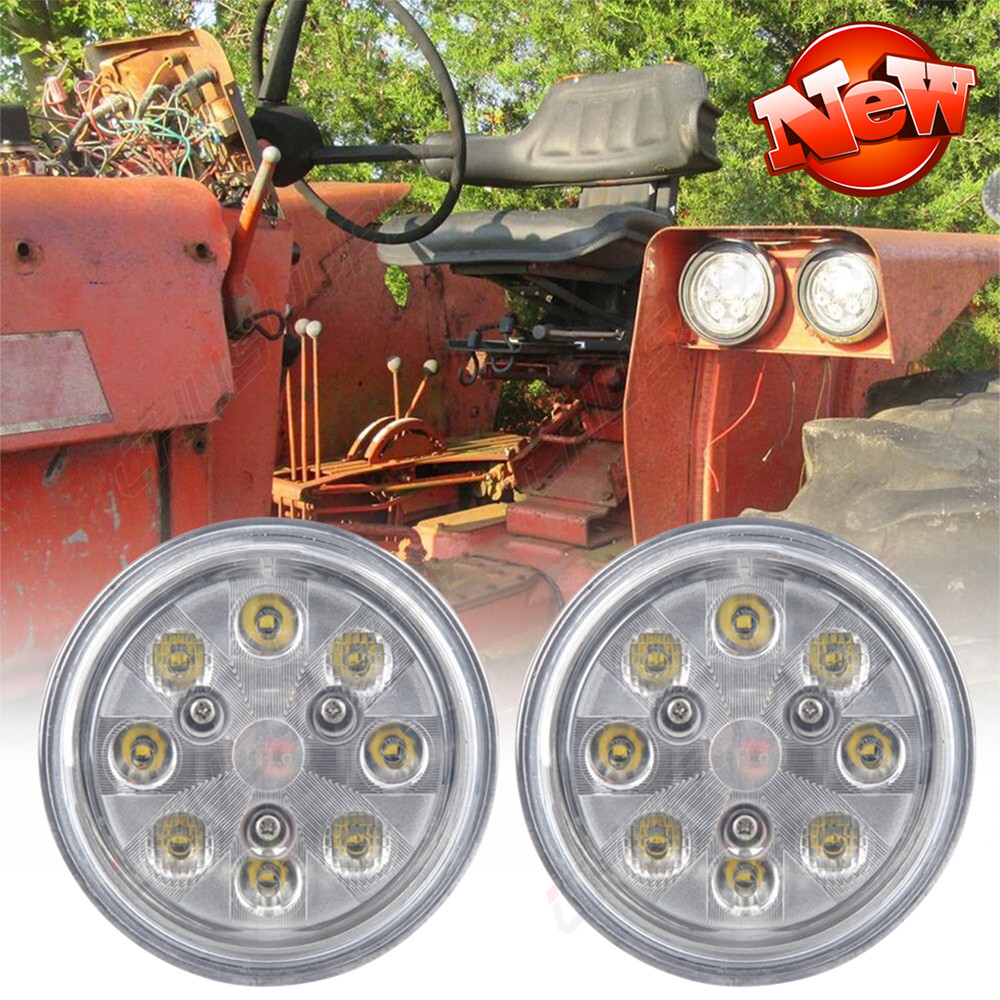 2PC LED Work Lights Coversion Bulb Kit For Deere 4030 4230 4430 4630+