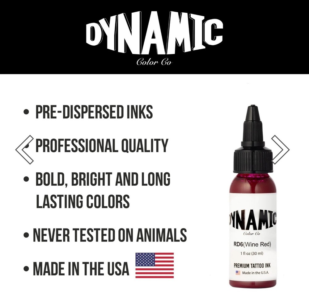 Dynamic Tattoo Ink Wine Red
