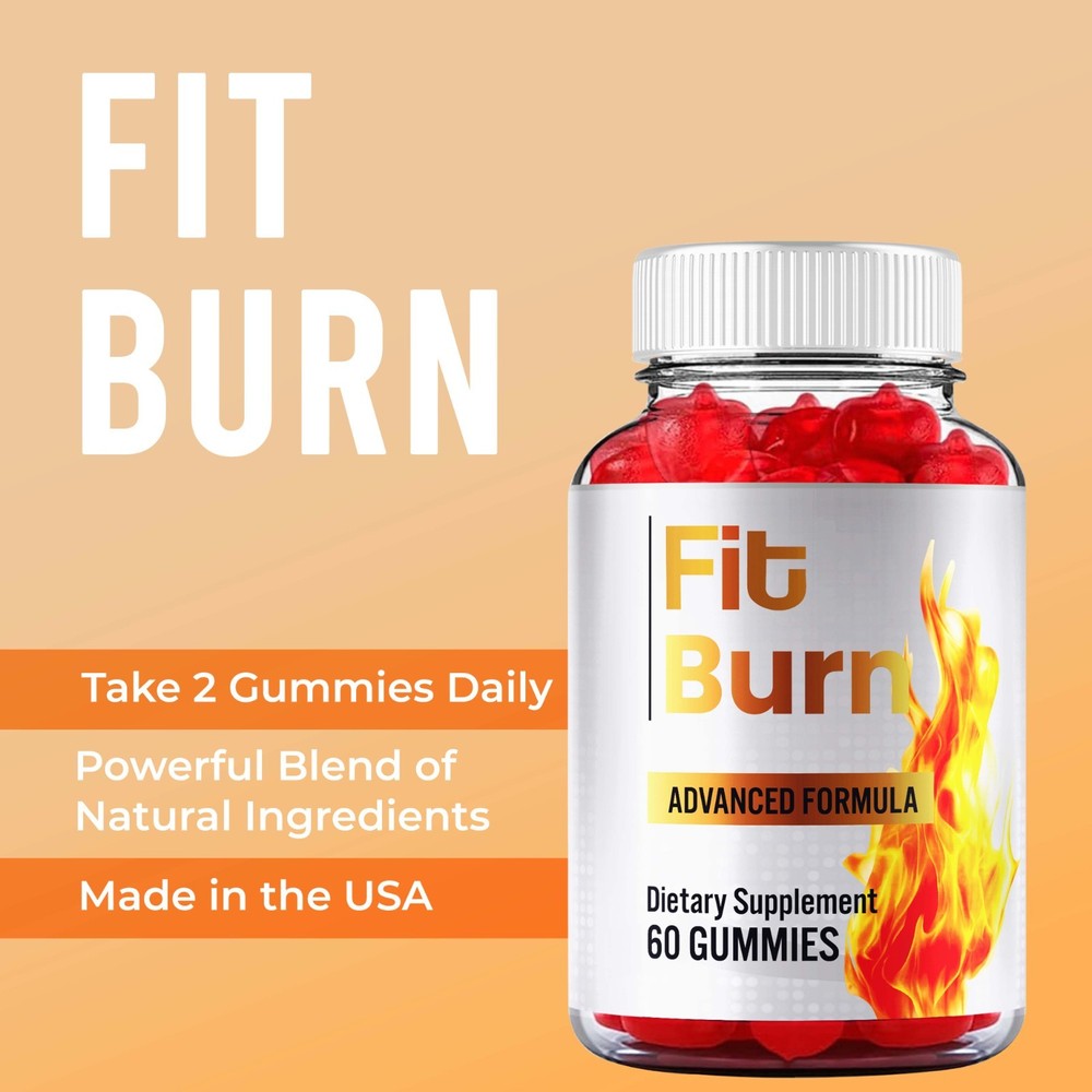 (3 Pack) Fit Burn Gummies - Advanced FitBurn Formula for Weight Loss Support