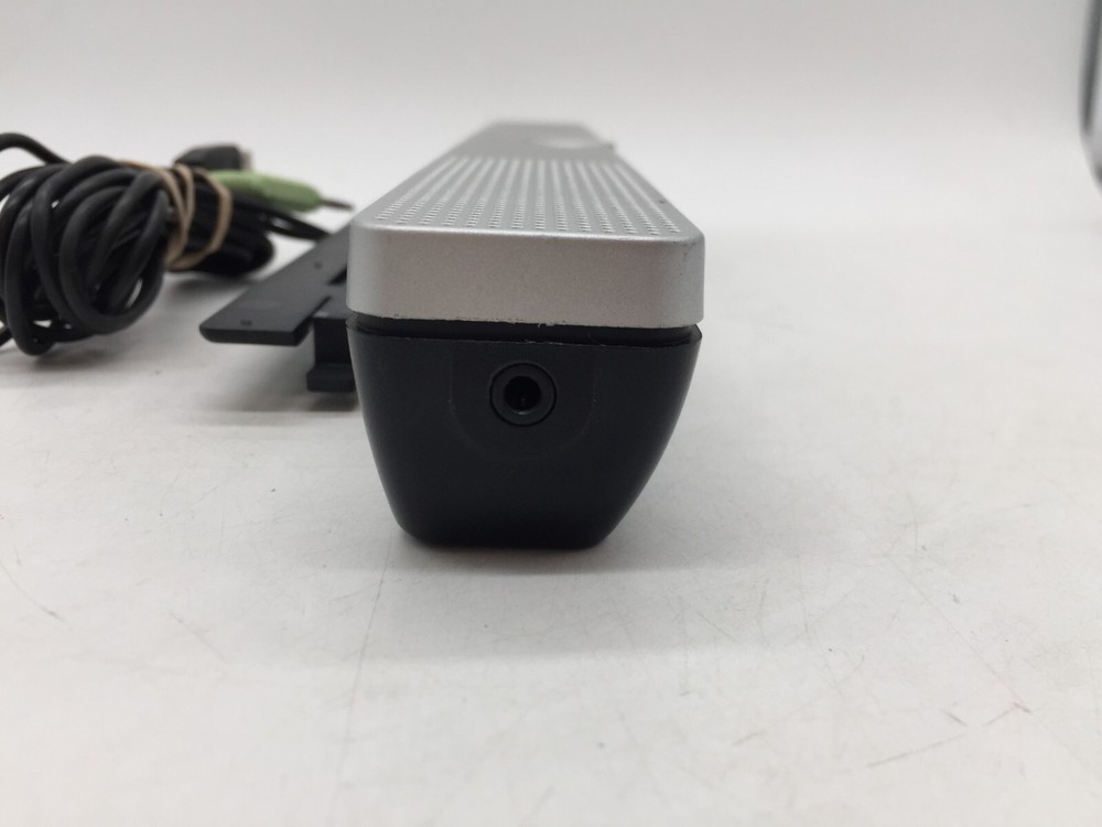 HP Silver Flat Panel Computer Speaker Bar SP03A01 USB Power FREE S/H