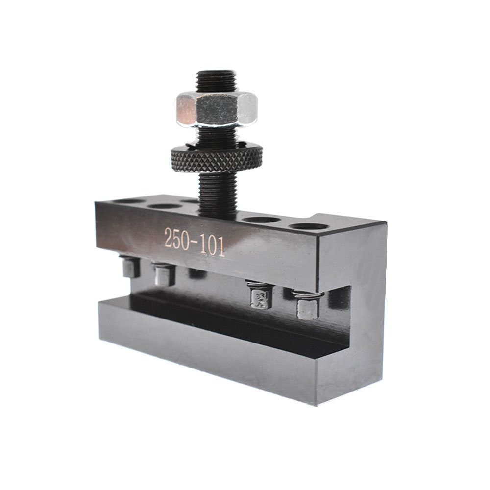 6Pcs AXA 250-100 Size Piston Type Quick Change Tool Post Set For Lathe 6-12"