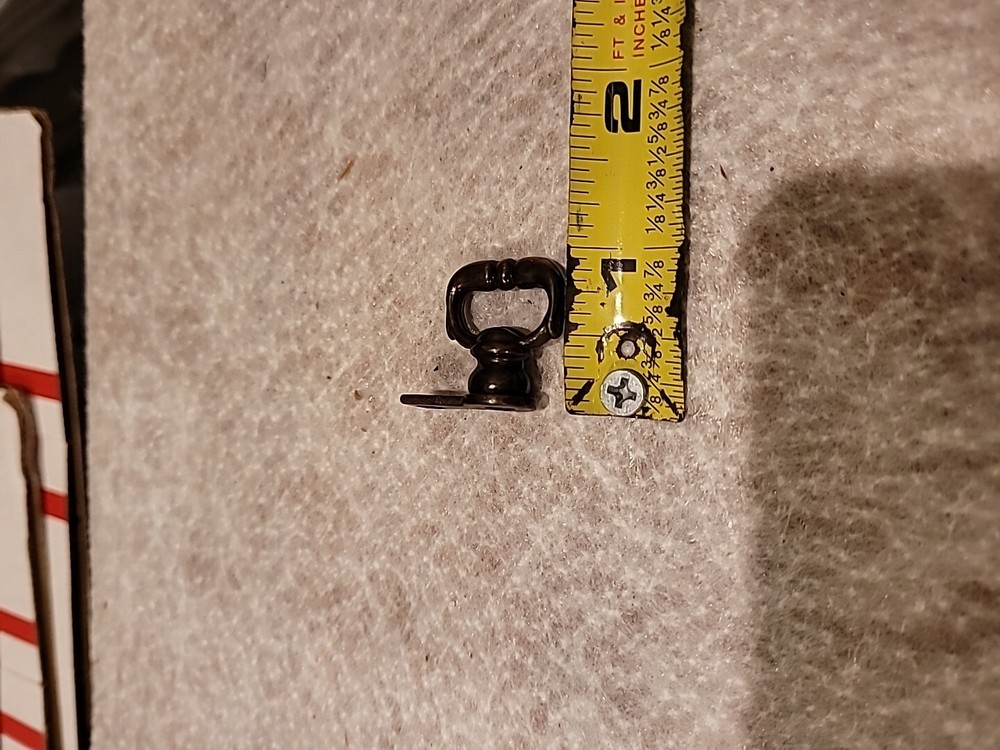 Mock Key Knob Antique Brass- 1 In.
