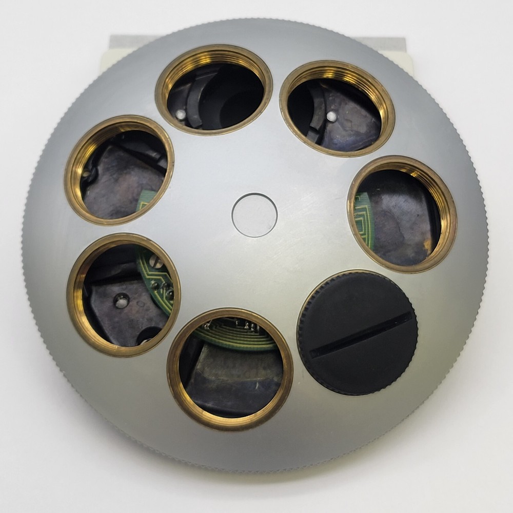 Leitz Leica Microscope DMRBE Coded Nosepiece 7 Position Turret