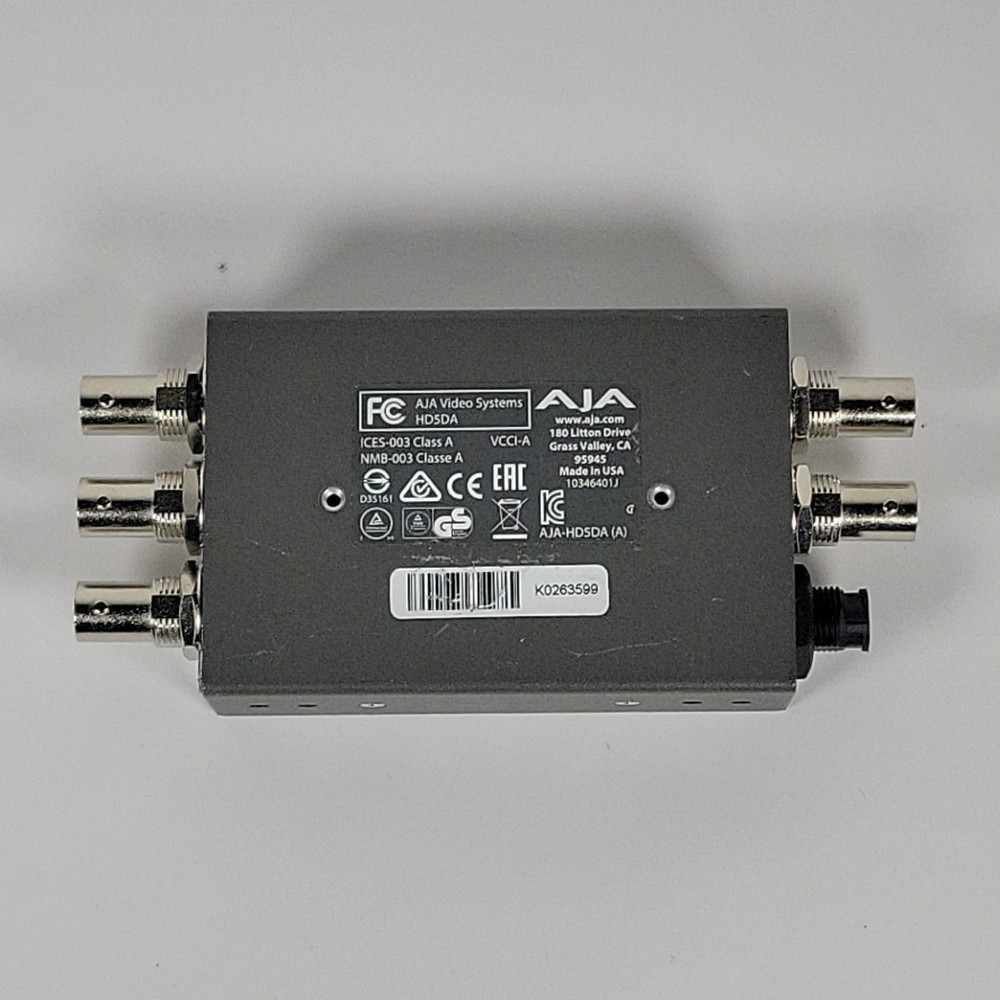 AJA HD5DA HD/SD-SDI Distribution Amp Amplifier Module System Unit