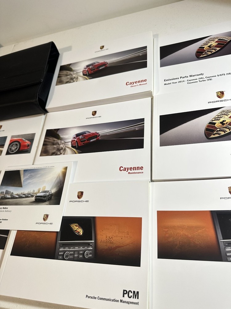 2014 Porsche Cayenne Owner's Manual Set