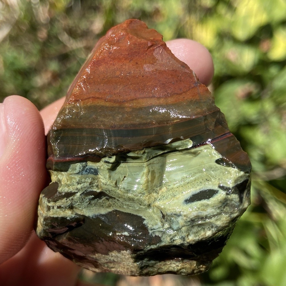 Unique Colorful Jasper Rough 3.16 Oz