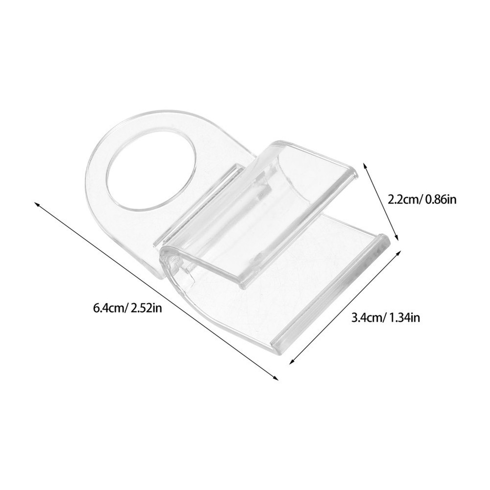 4 Pcs Cordless Blind Handle Pull Clips for Shades Blinds Handles