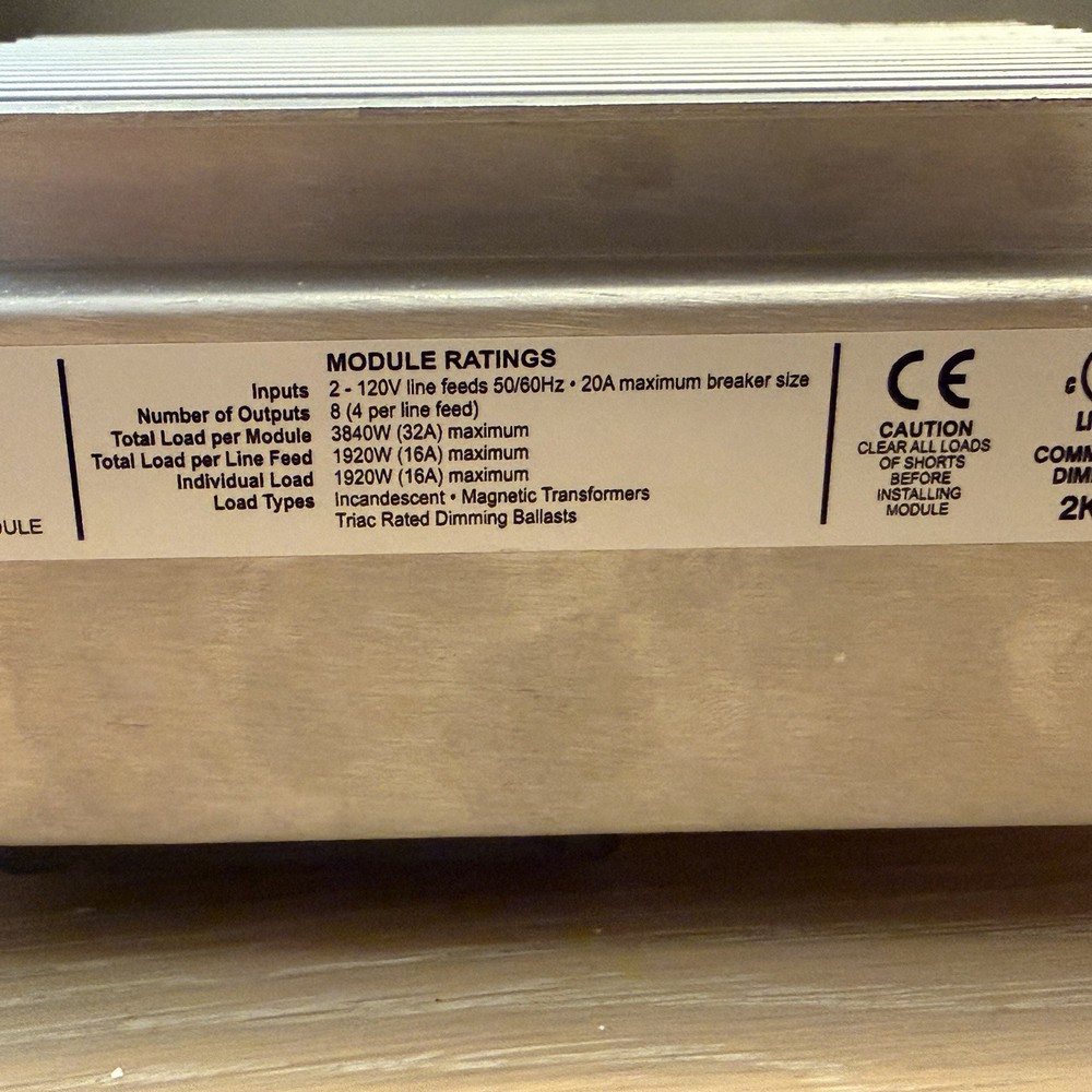 Vantage MDS8RW101 120V Standard Dimming Module