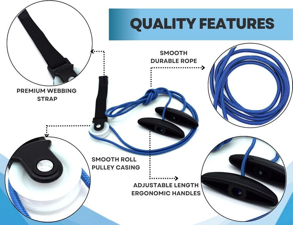 Shoulder Pulley for Physical Therapy with Exercise Guide - Improves Shoulder ...