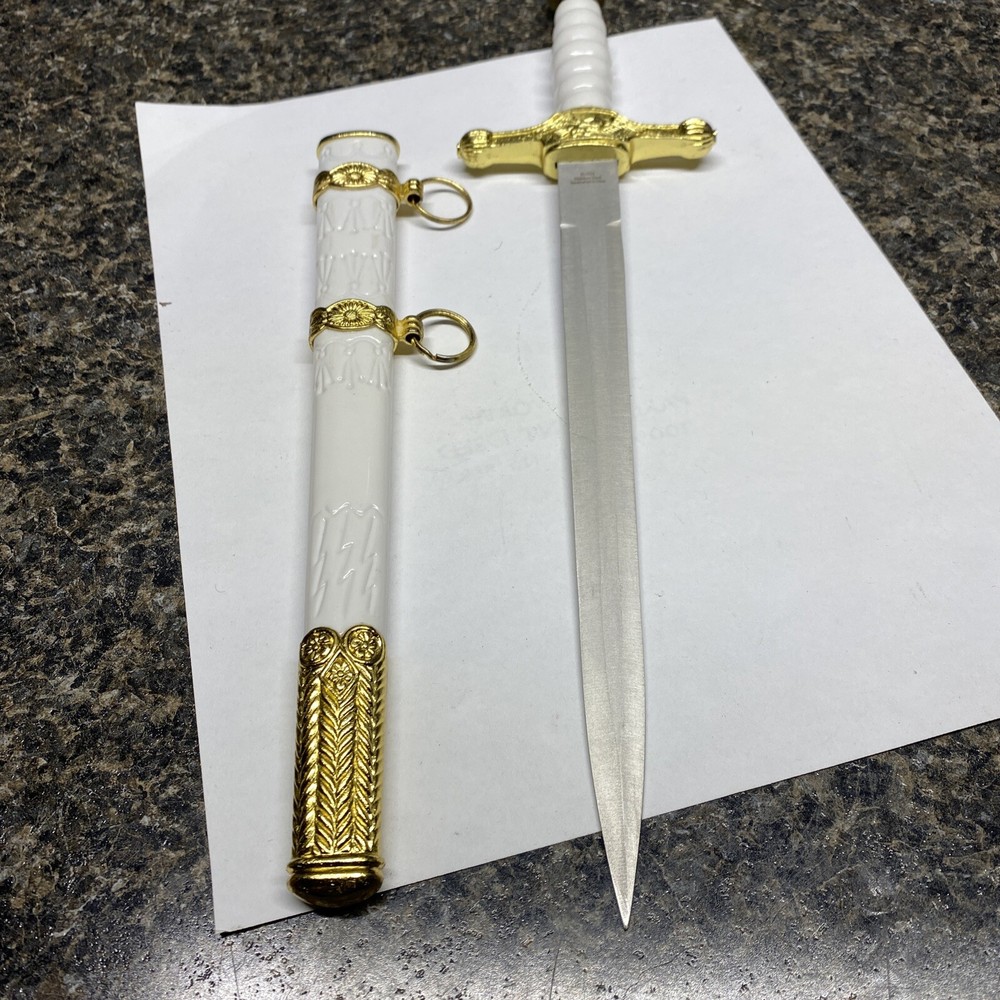 14” Tomahawk Collectible Dagger Eagle Design Handle Stainless w Sheath (DCA6)