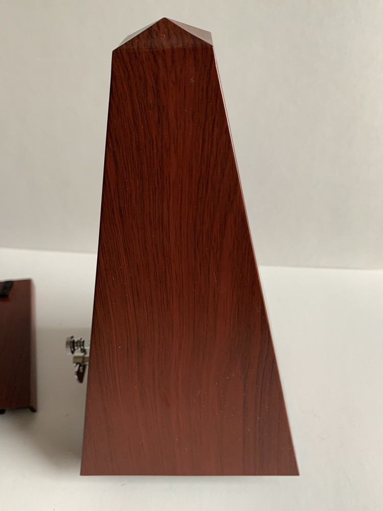 Metronome Wood Grain Plastic Case Wind-Up Unbranded