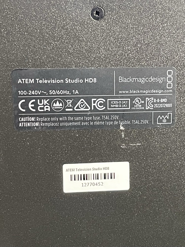 Blackmagic Design ATEM Television Studio HD8