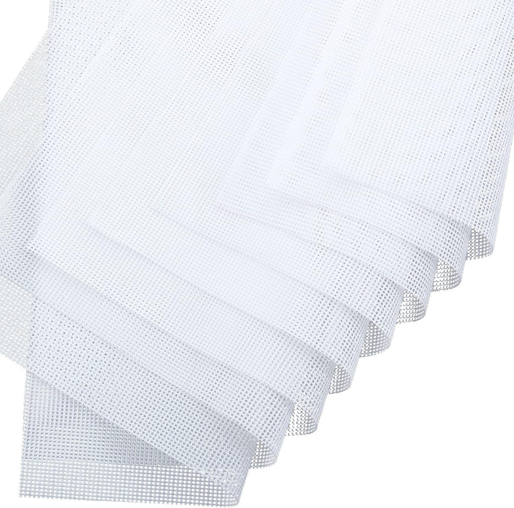 8 Pieces Silicone Dehydrator Sheets Mesh Dehydrator Trays Non-Stick Fruit Mats